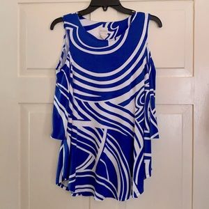 Chico’s Size 0 ... 3/4 Sleeve with Open Shoulders